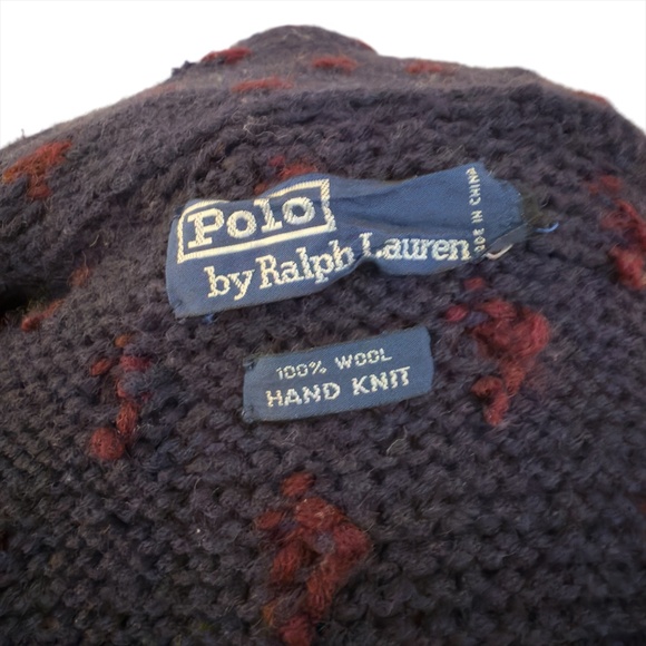 RARE Polo Ralph Lauren Hand-Knit Cardigan – Deer Stag - Picture 5 of 8